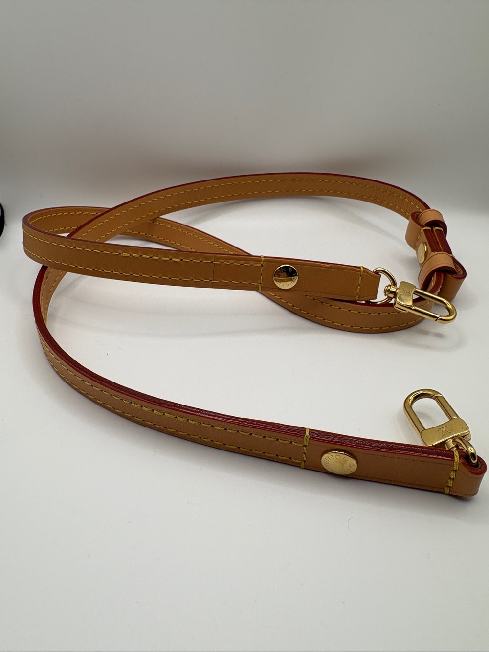 Louis Vuitton Leather Vachetta Removable Adjustable Strap